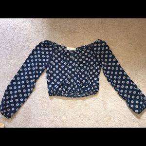 Vintage Havana Cropped Blouse